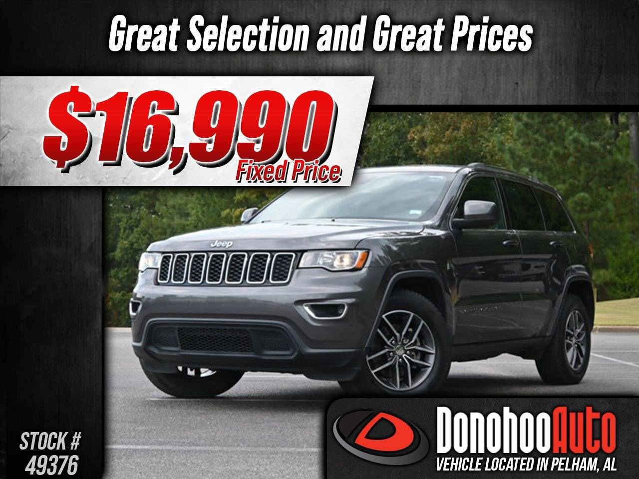2018 Jeep Grand Cherokee Laredo E — SUV — 87,535 mi — Pelham, AL