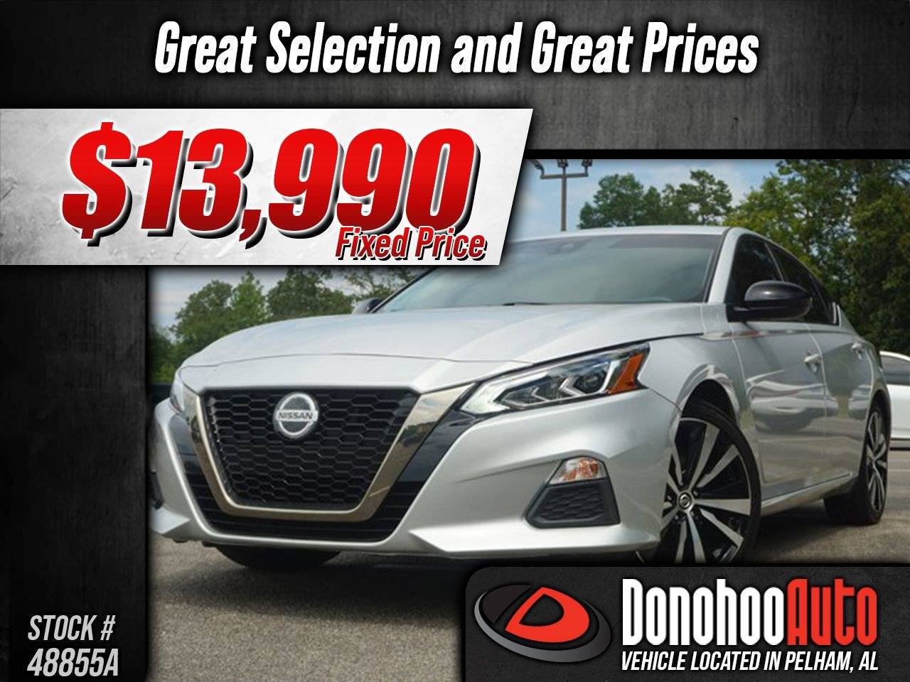 2020 Nissan Altima SR — Sedan — 116,750 mi — Pelham, AL