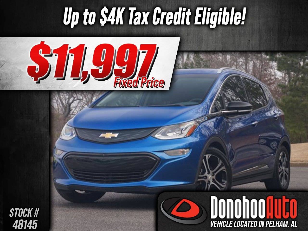 2017 Chevrolet Bolt EV Premier — Hatchback — 36,978 mi — Pelham, AL