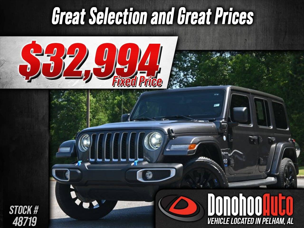 2022 Jeep Wrangler Sahara 4xe — SUV — 23,301 mi — Pelham, AL