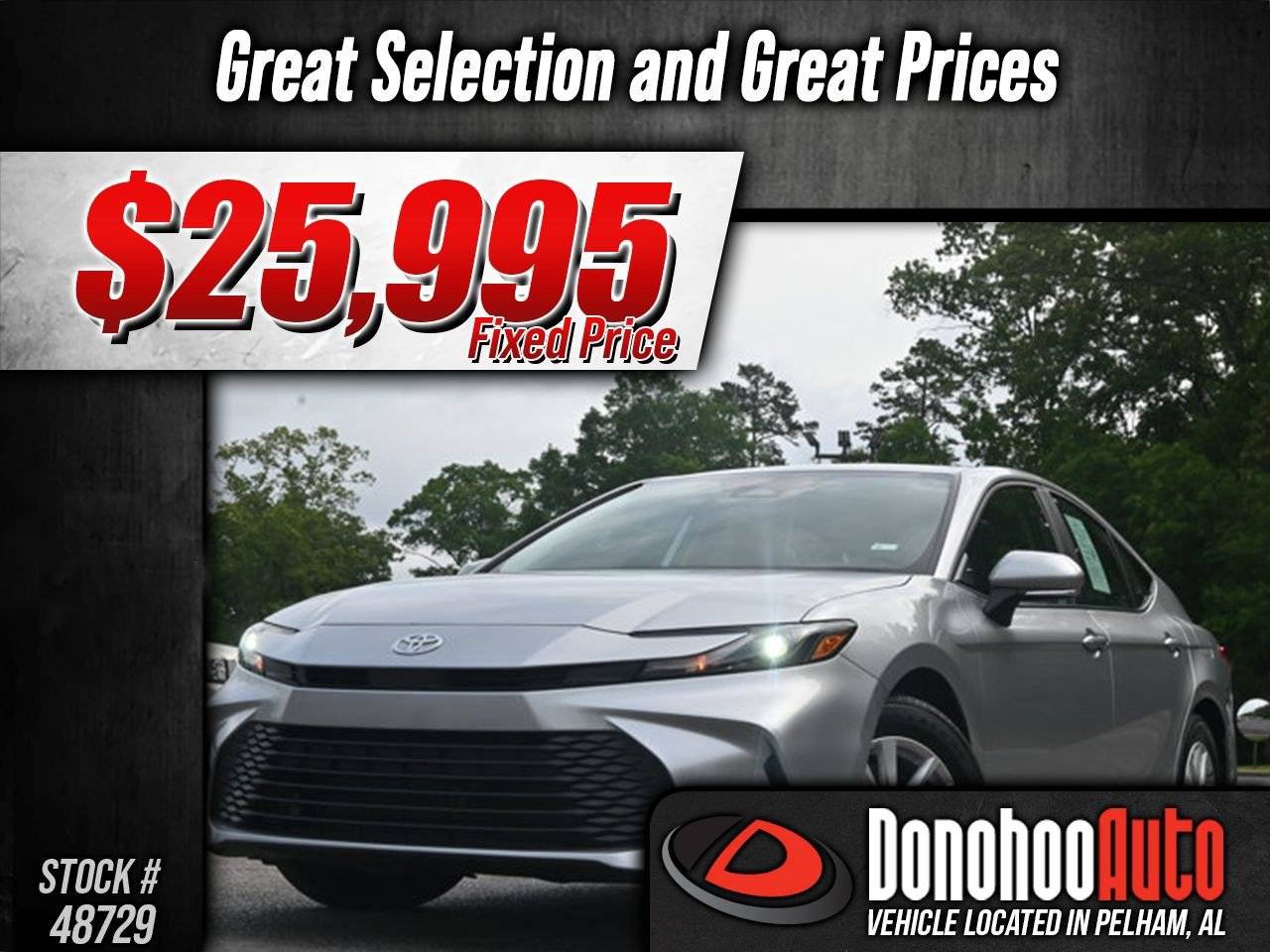 2025 Toyota Camry LE — Sedan — 8,264 mi — Pelham, AL