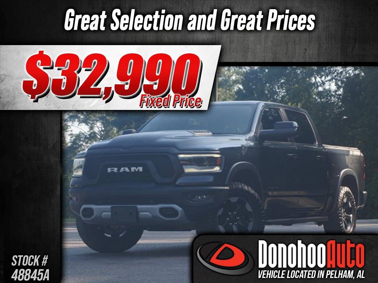 2020 Ram 1500 Rebel — Pickup Truck — 97,639 mi — Pelham, AL
