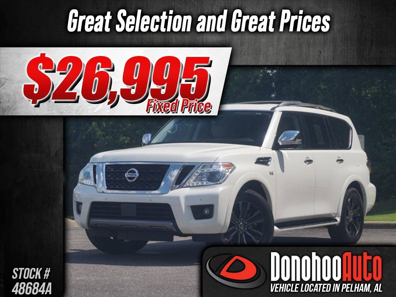 2019 Nissan Armada Platinum — SUV — 77,276 mi — Pelham, AL