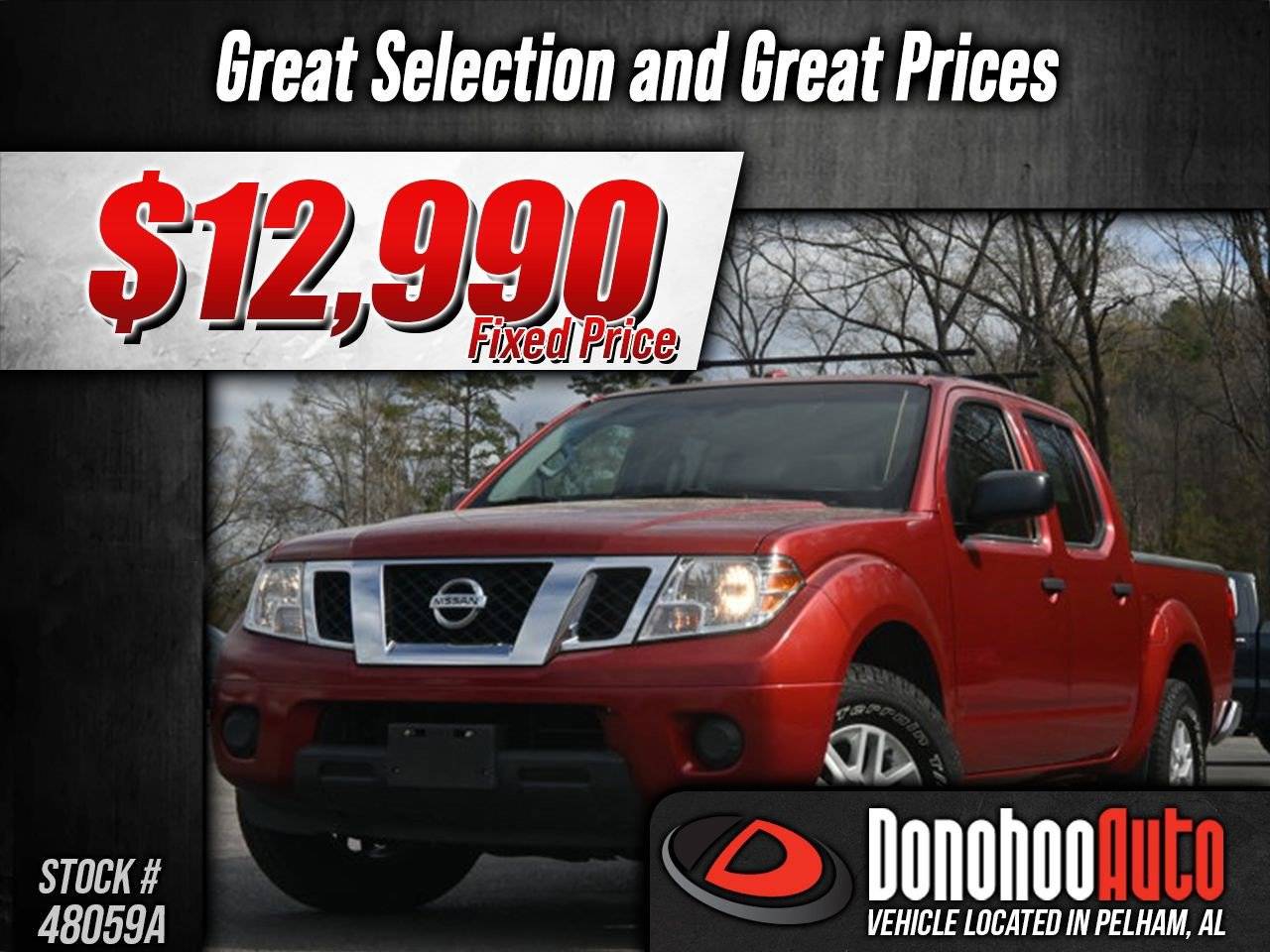 2015 Nissan Frontier SV — Pickup Truck — 120,898 mi — Pelham, AL