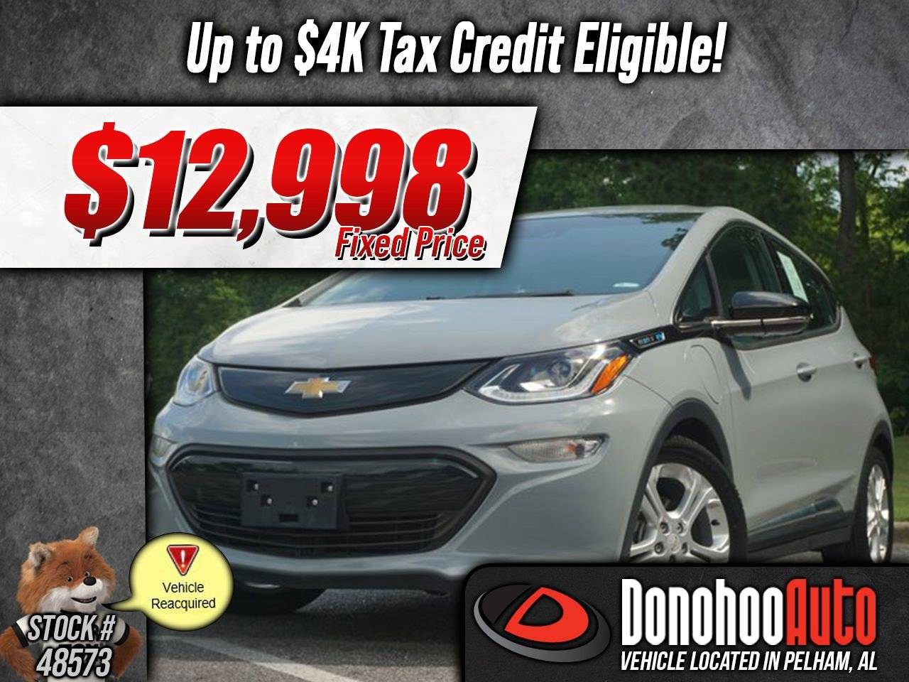 2019 Chevrolet Bolt EV LT — Hatchback — 23,296 mi — Pelham, AL