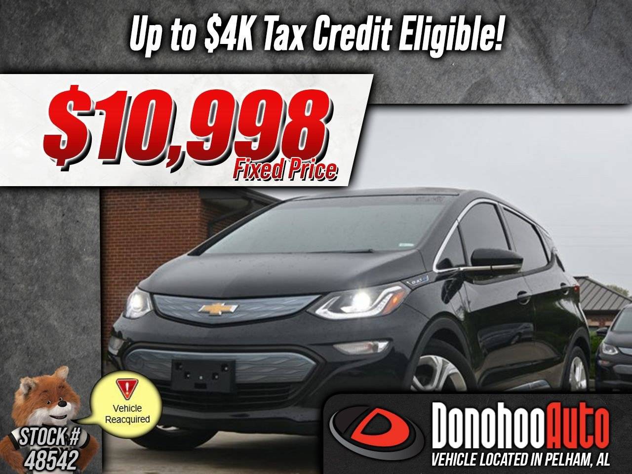 2019 Chevrolet Bolt EV LT — Hatchback — 29,693 mi — Pelham, AL