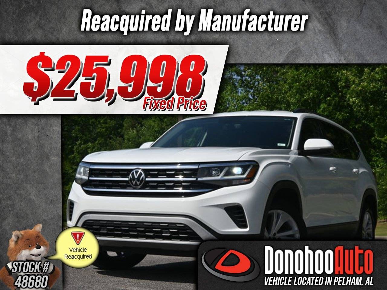 2023 Volkswagen Atlas SE with Technology — SUV — 31,617 mi — Pelham, AL