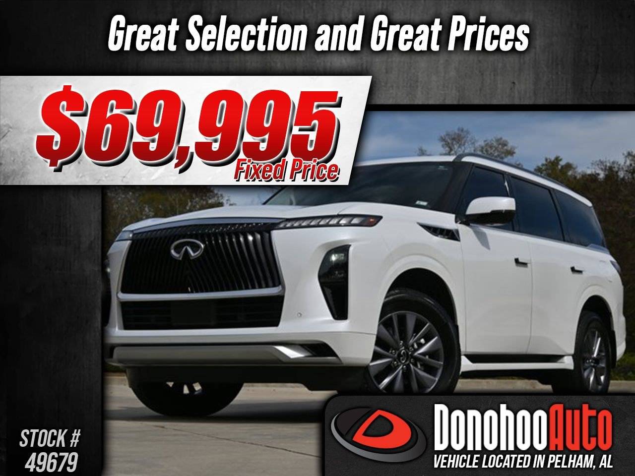 2025 INFINITI QX80 PURE — SUV — 12,360 mi — Pelham, AL
