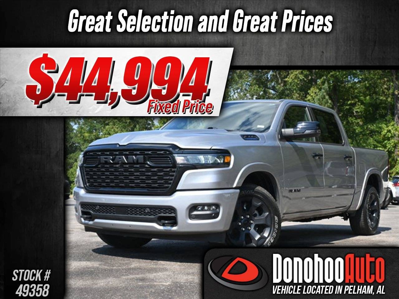 2025 Ram 1500 Big Horn — Pickup Truck — 12,136 mi — Pelham, AL