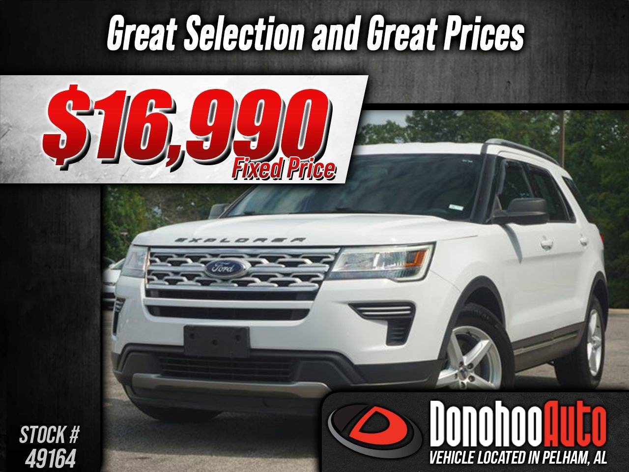 2018 Ford Explorer XLT — SUV — 92,218 mi — Pelham, AL