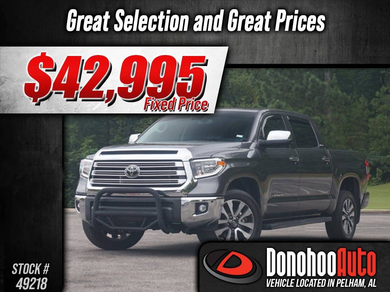 2021 Toyota Tundra Limited — Pickup Truck — 34,066 mi — Pelham, AL