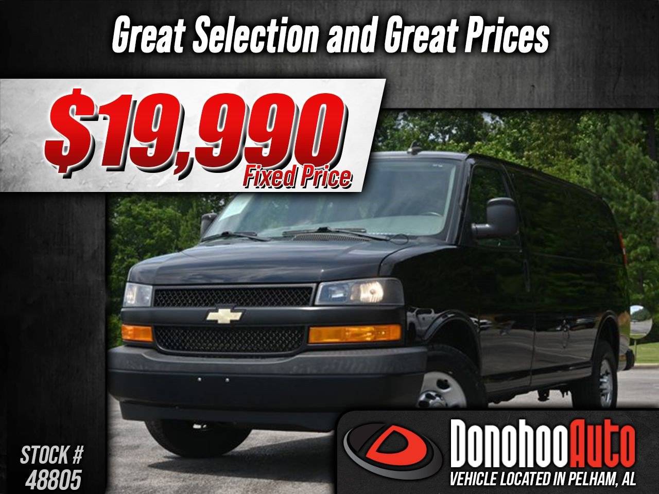 2019 Chevrolet Express Cargo Van Base — Cargo Van — 44,532 mi — Pelham, AL