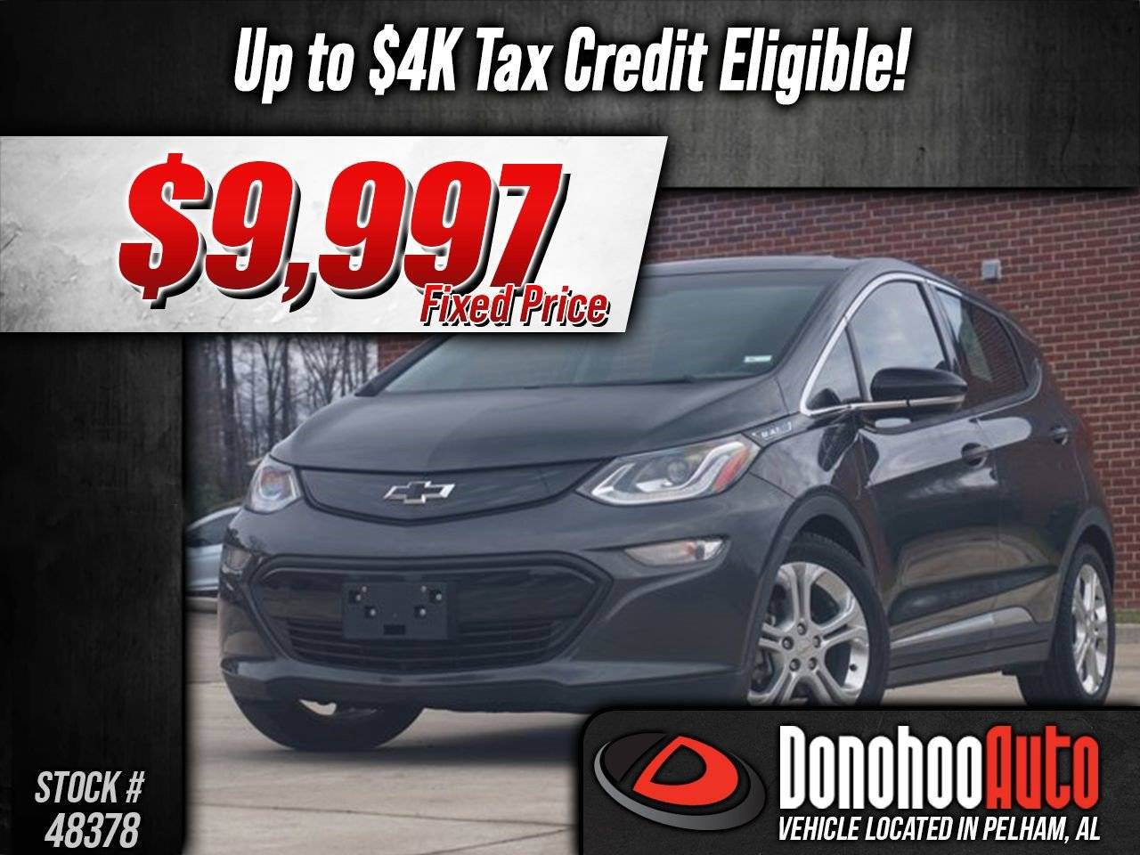 2017 Chevrolet Bolt EV LT — Hatchback — 58,073 mi — Pelham, AL