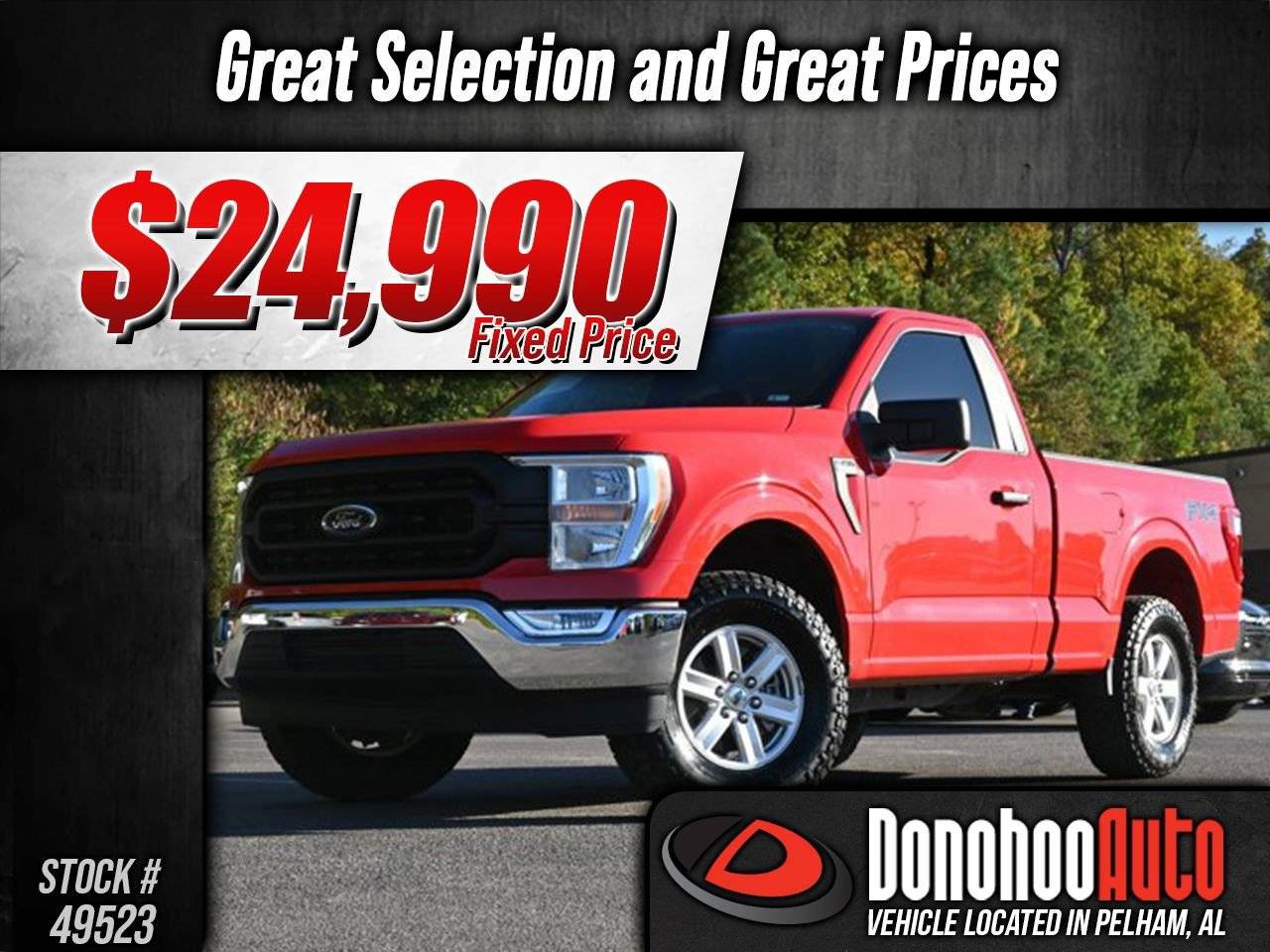 2022 Ford F-150 XL — Pickup Truck — 53,482 mi — Pelham, AL