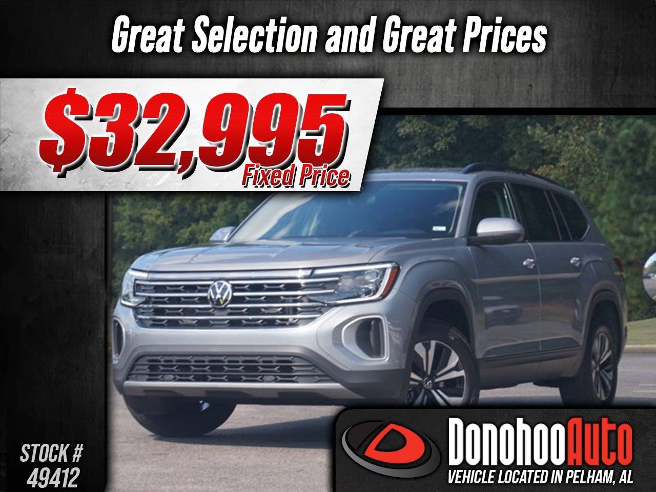 2024 Volkswagen Atlas SE — SUV — 7,290 mi — Pelham, AL
