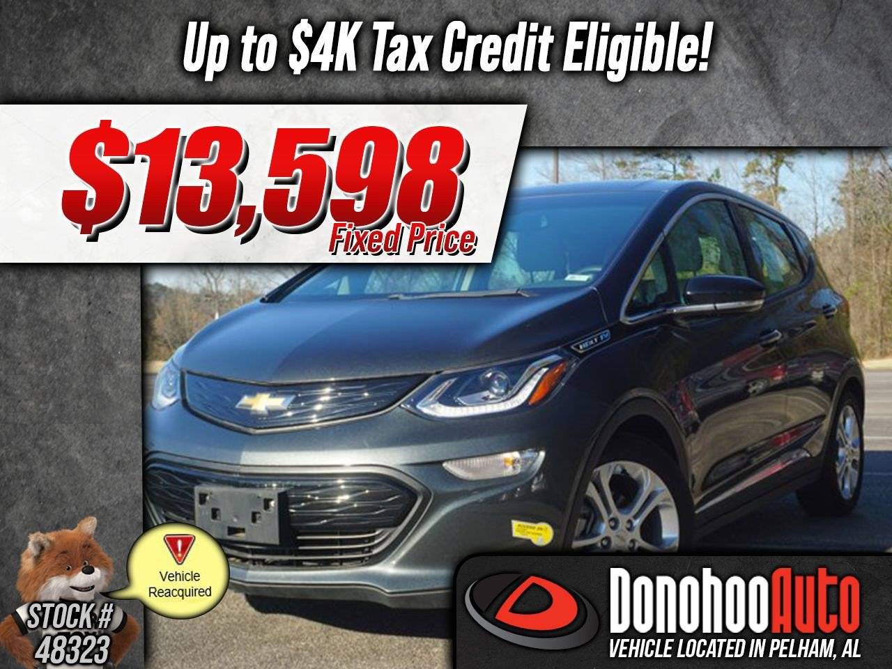 2020 Chevrolet Bolt EV LT — Hatchback — 22,541 mi — Pelham, AL