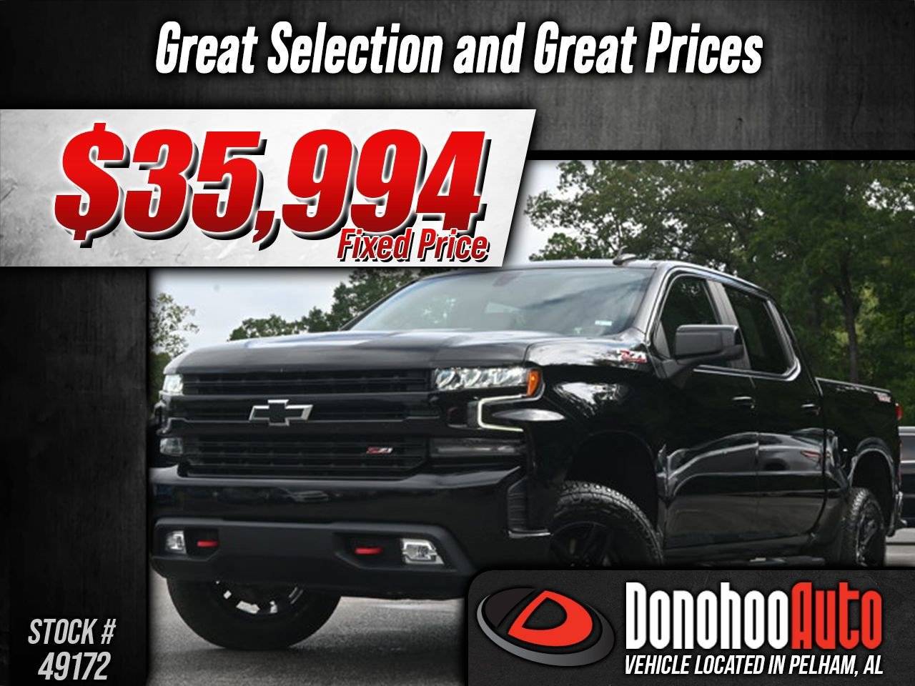 2019 Chevrolet Silverado 1500 LT Trail Boss — Pickup Truck — 55,588 mi — Pelham, AL