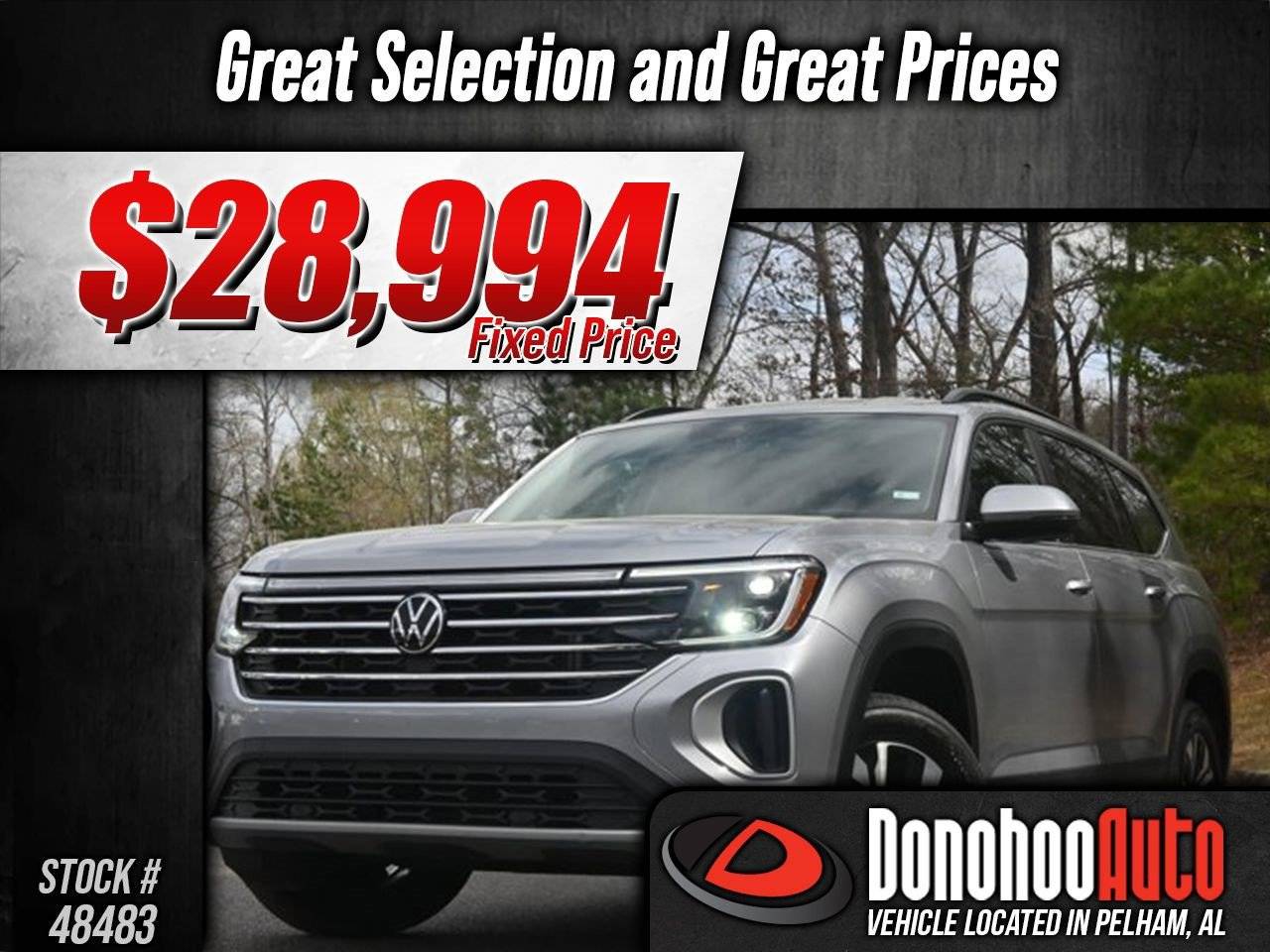 2024 Volkswagen Atlas SE — SUV — 18,376 mi — Pelham, AL