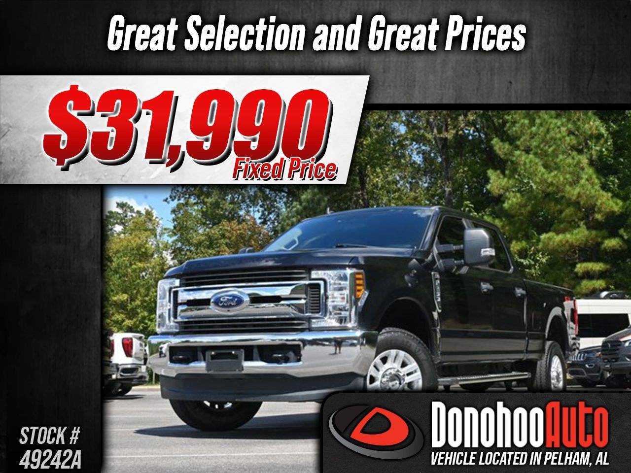 2019 Ford Super Duty F-250 XL — Pickup Truck — 74,885 mi — Pelham, AL