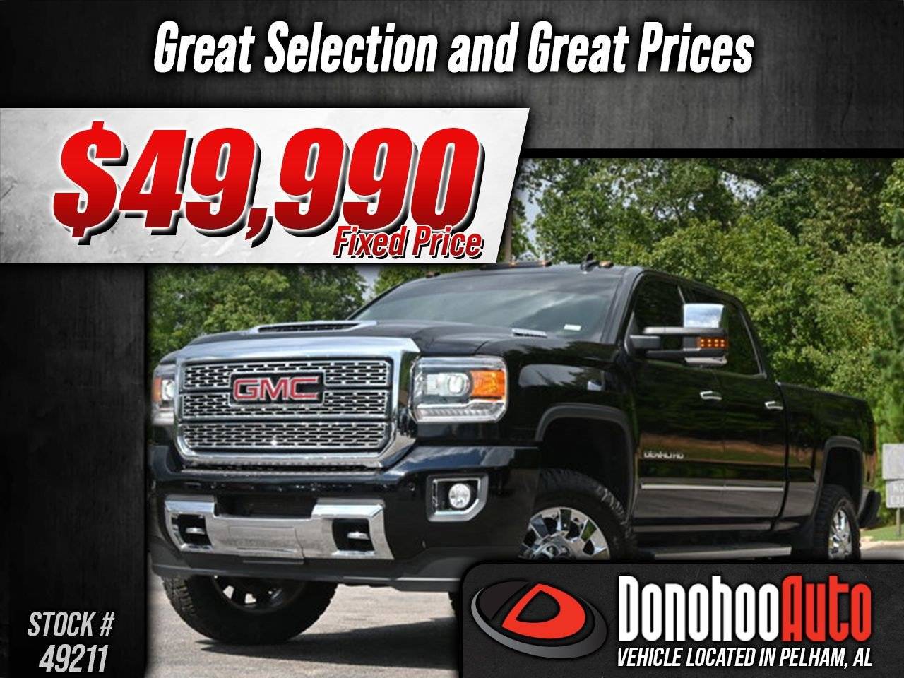 2019 GMC Sierra 2500HD Denali — Pickup Truck — 87,504 mi — Pelham, AL