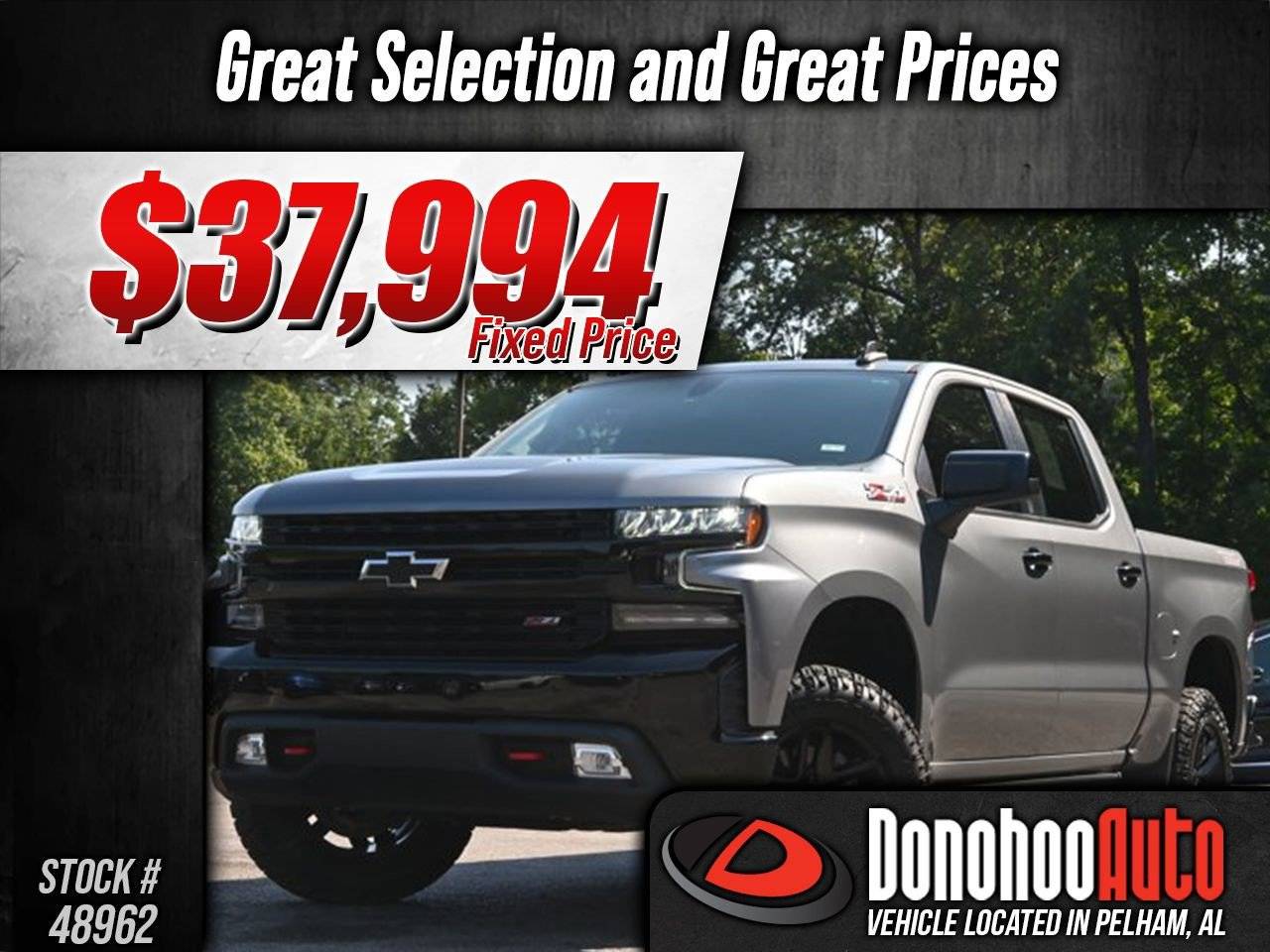 2021 Chevrolet Silverado 1500 LT Trail Boss — Pickup Truck — 66,099 mi — Pelham, AL