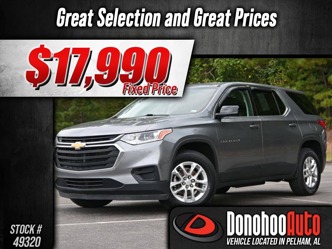 2018 Chevrolet Traverse LS — SUV — 99,453 mi — Pelham, AL