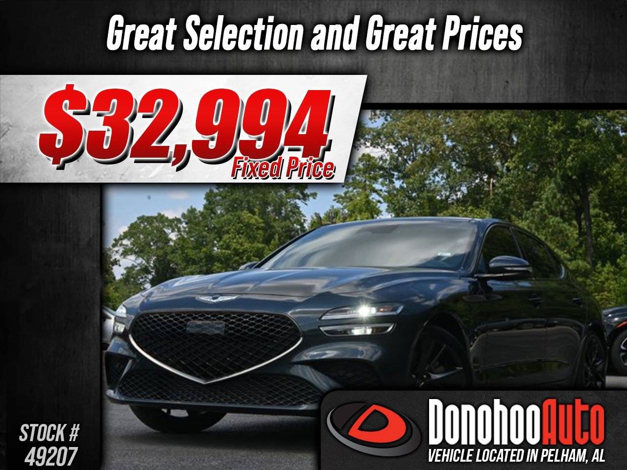 2023 Genesis G70 3.3T — Sedan — 39,854 mi — Pelham, AL