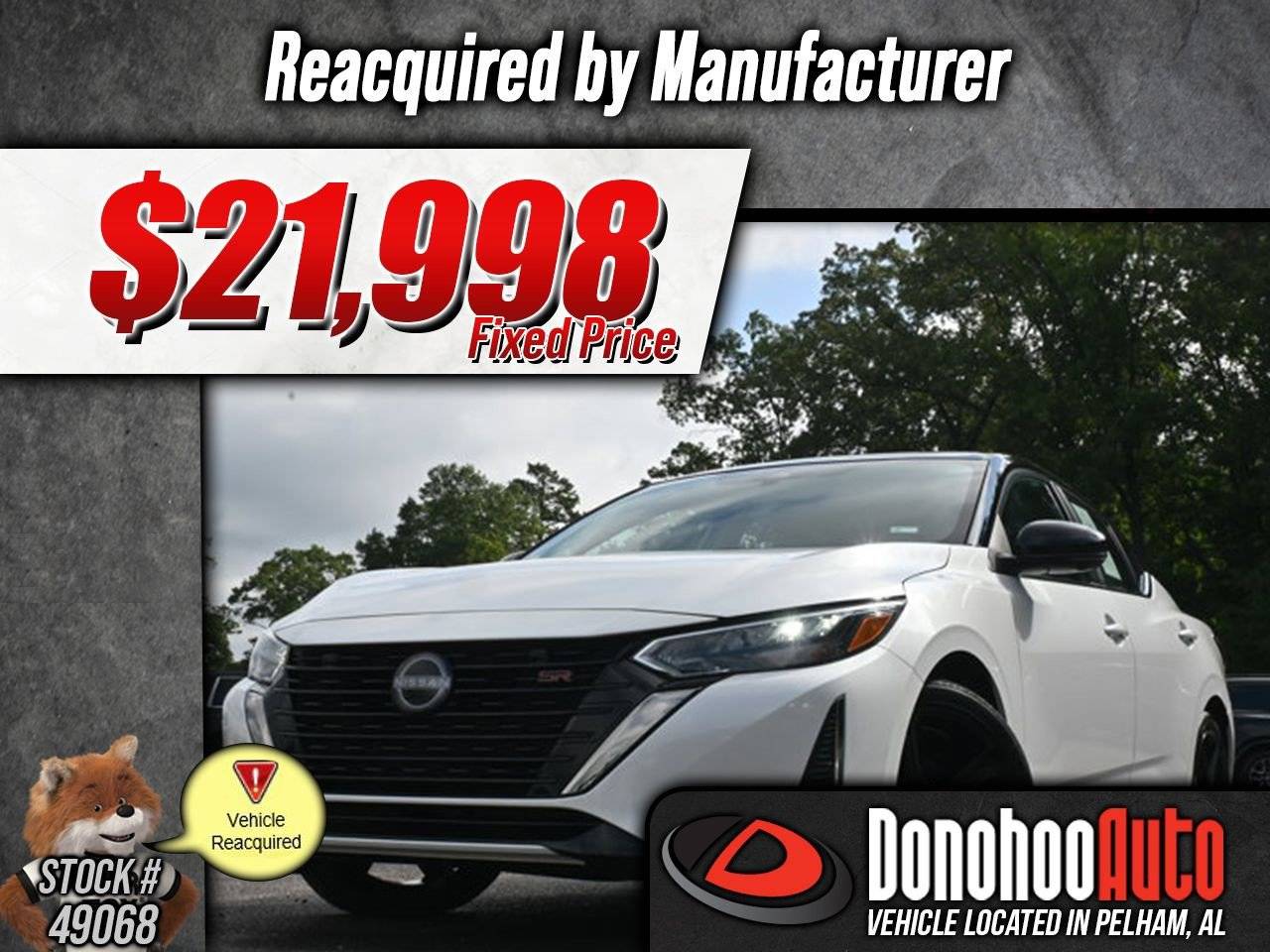 2024 Nissan Sentra SR — Sedan — 7,489 mi — Pelham, AL