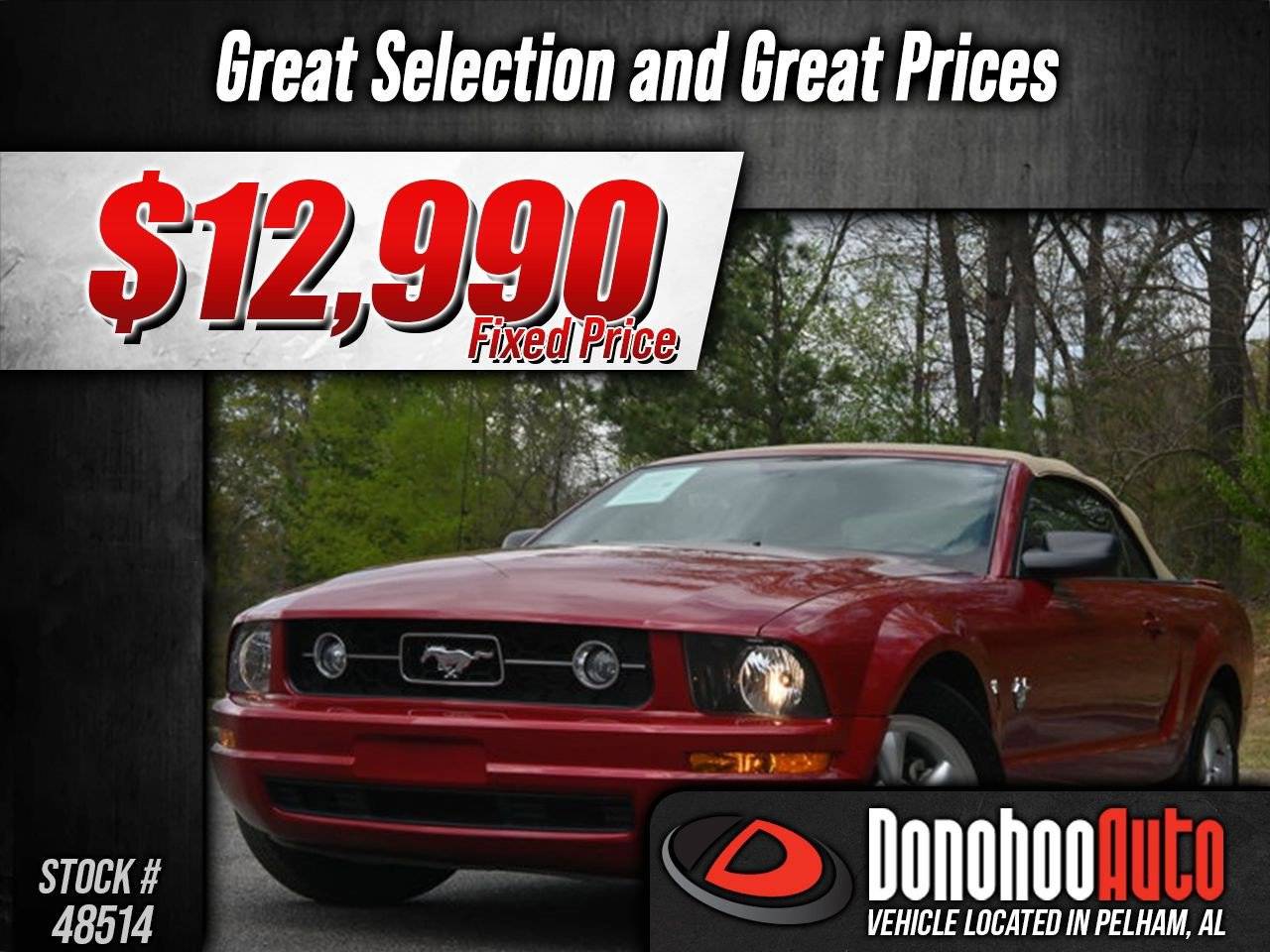2009 Ford Mustang Premium — Convertible — 18,570 mi — Pelham, AL