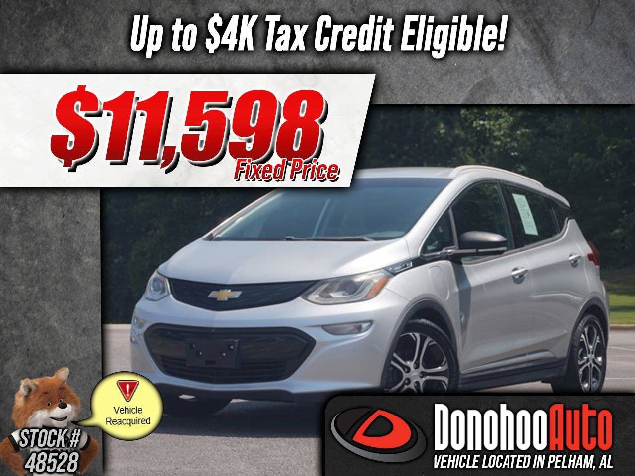 2017 Chevrolet Bolt EV Premier — Hatchback — 31,178 mi — Pelham, AL