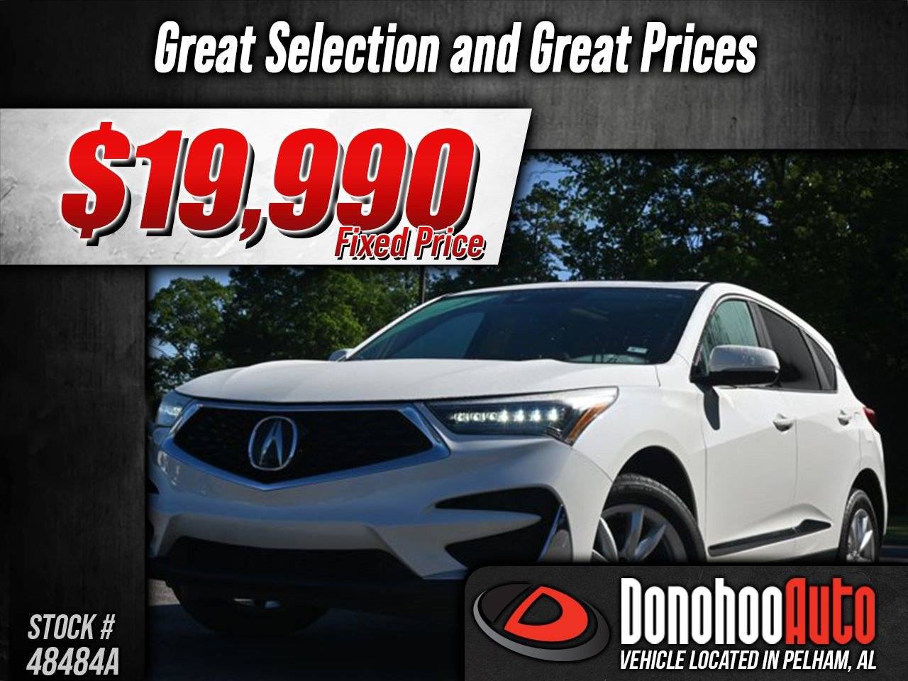 2019 Acura RDX Standard — SUV — 100,672 mi — Pelham, AL