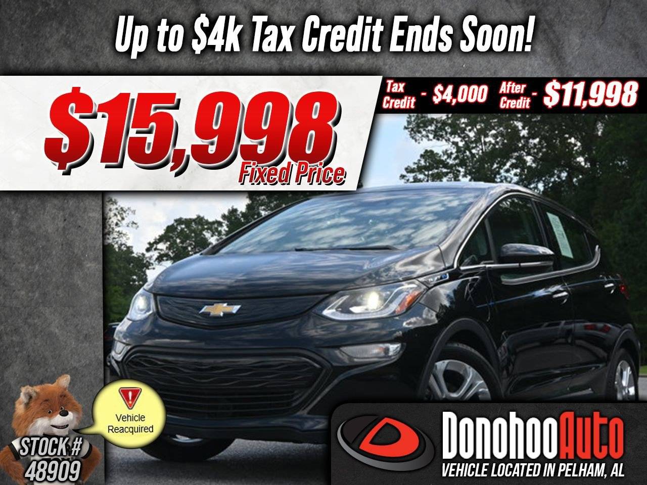 2021 Chevrolet Bolt EV LT — Hatchback — 2,456 mi — Pelham, AL