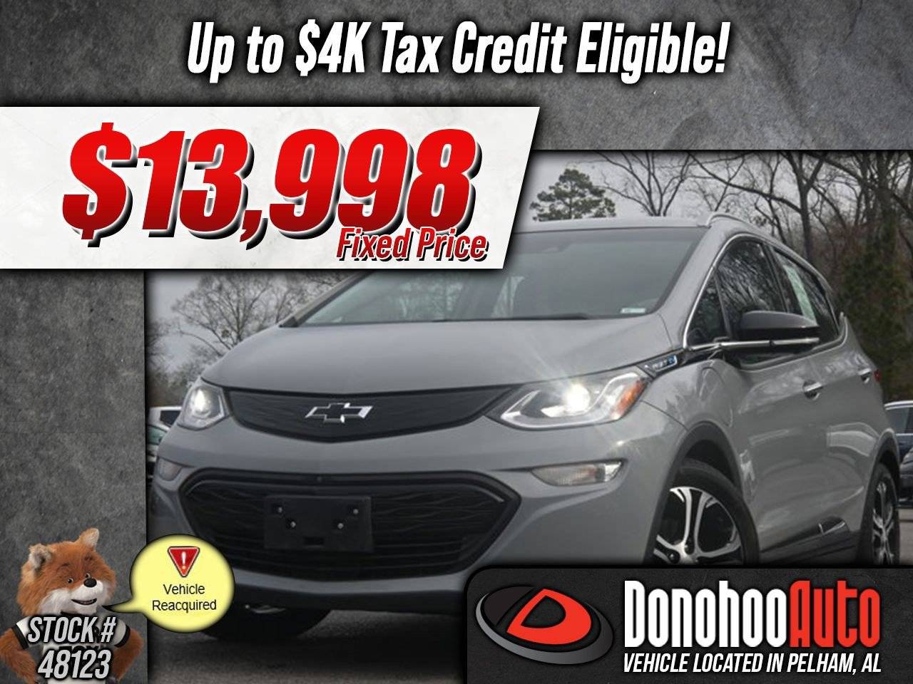 2020 Chevrolet Bolt EV Premier — Hatchback — 49,955 mi — Pelham, AL