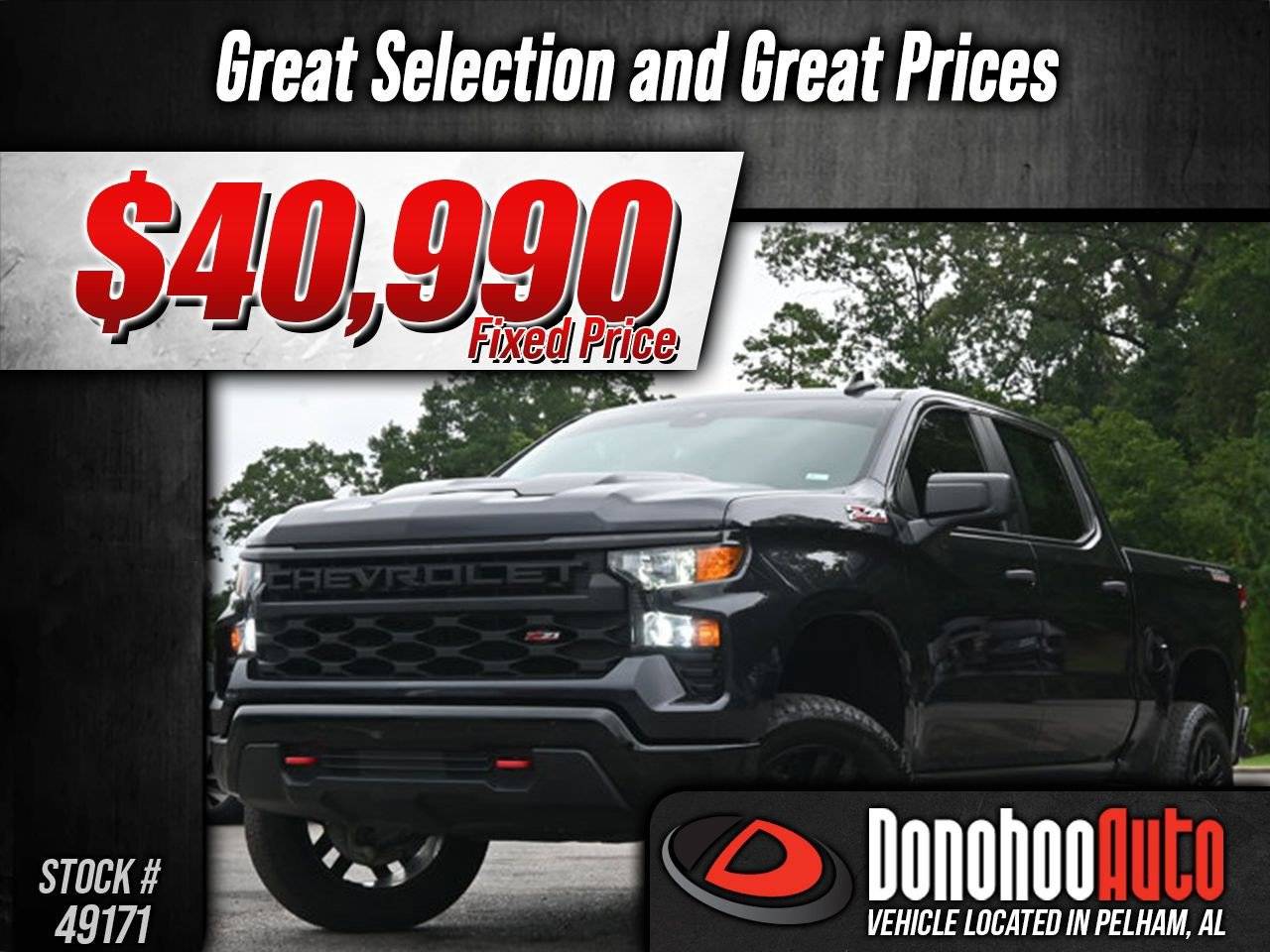 2023 Chevrolet Silverado 1500 Custom Trail Boss — Pickup Truck — 35,088 mi — Pelham, AL