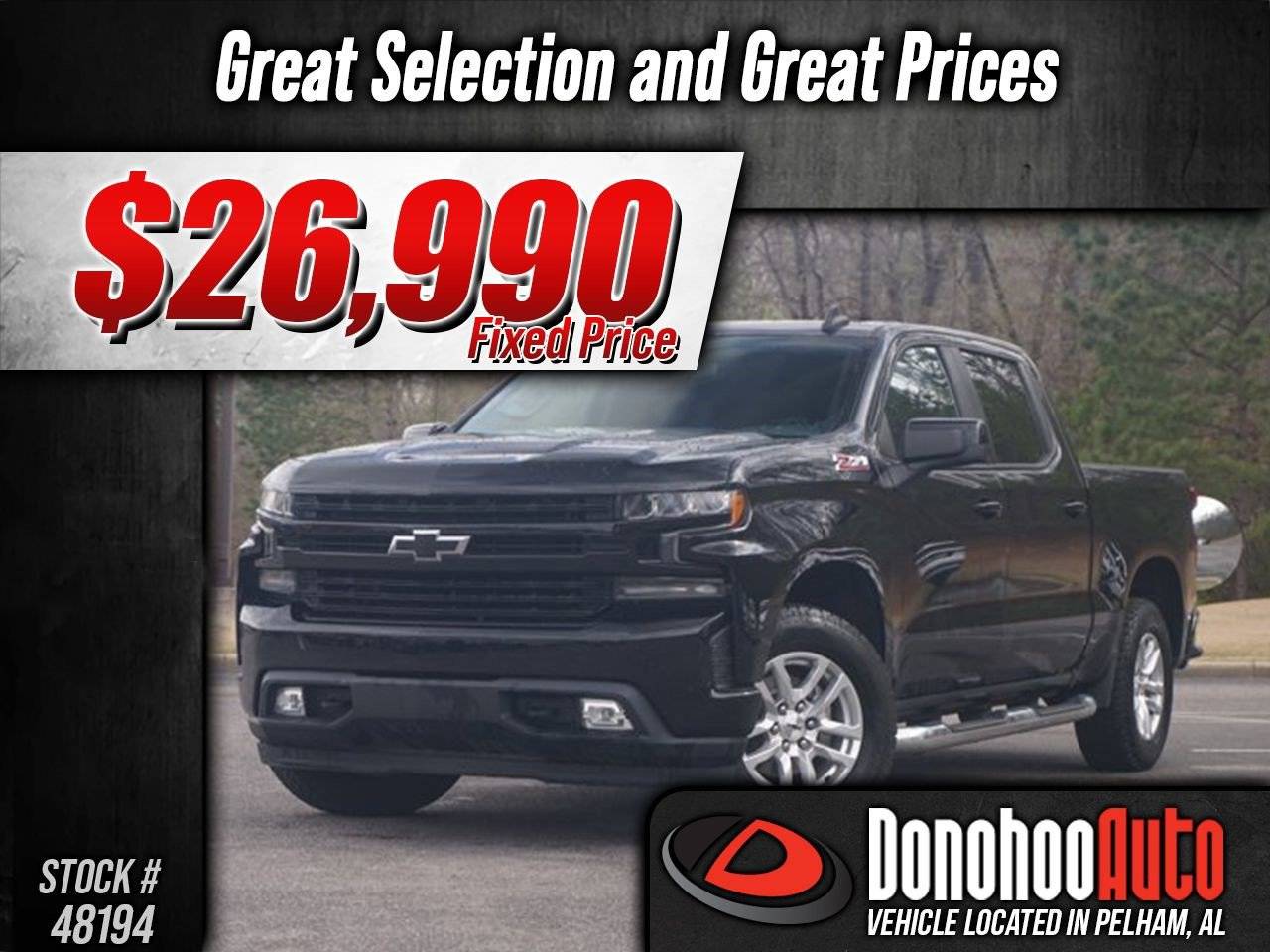 2019 Chevrolet Silverado 1500 RST — Pickup Truck — 109,472 mi — Pelham, AL