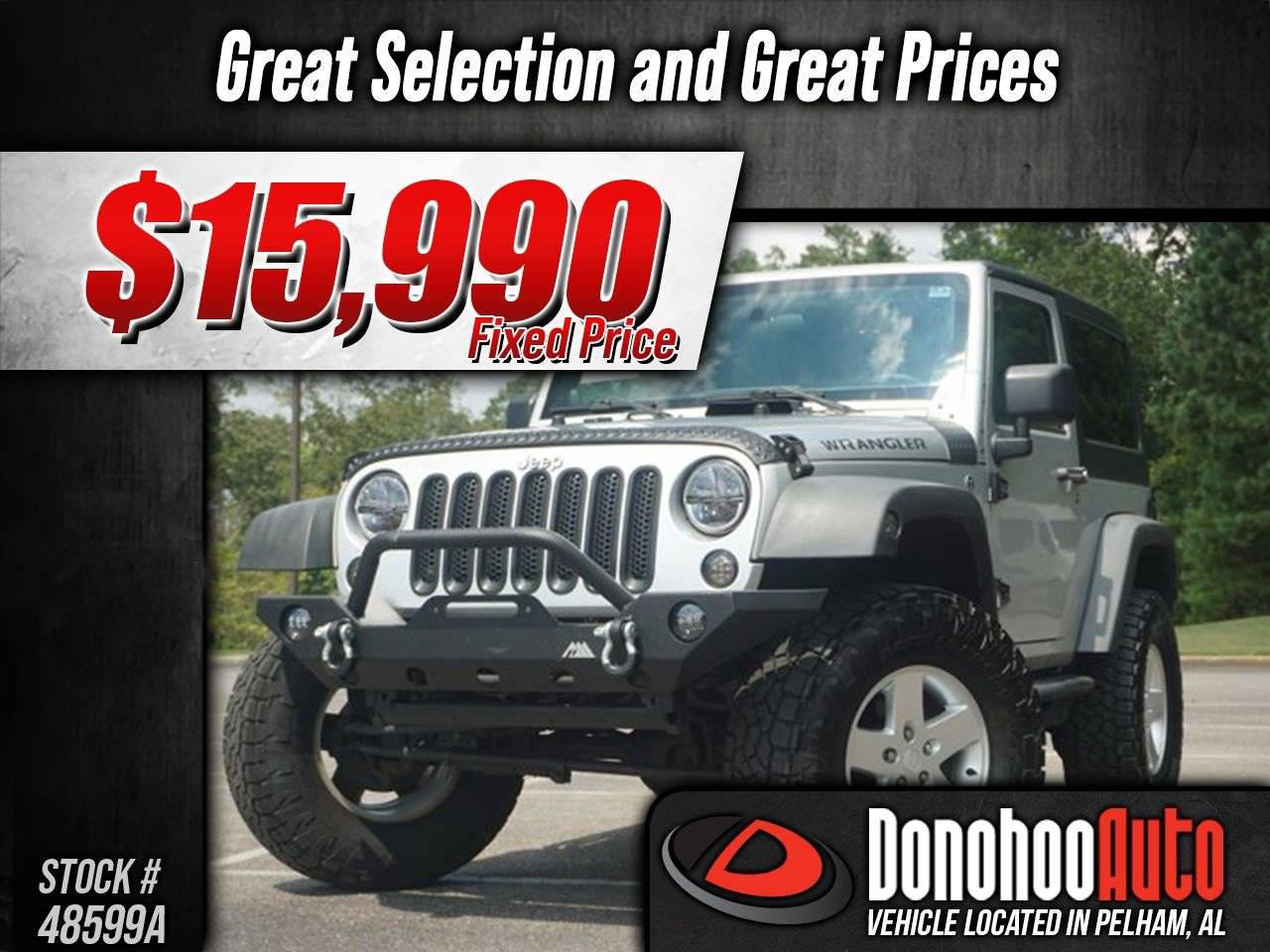 2012 Jeep Wrangler Sport — SUV — 61,064 mi — Pelham, AL