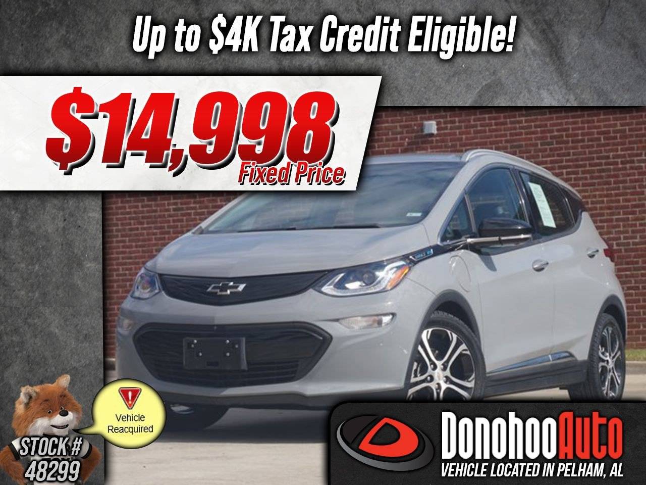 2021 Chevrolet Bolt EV Premier — Hatchback — 35,034 mi — Pelham, AL