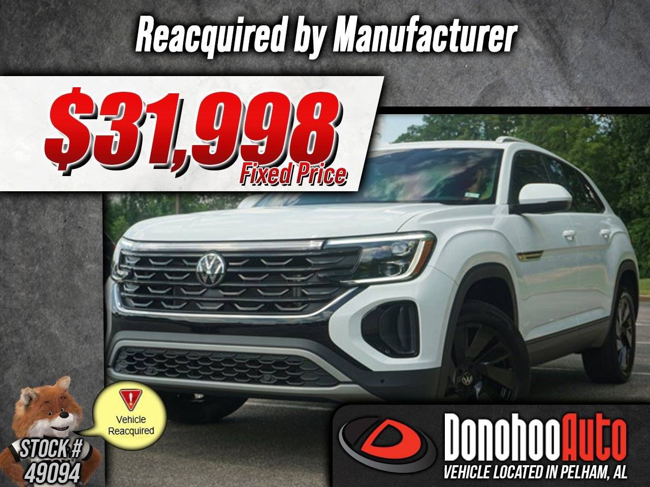 2024 Volkswagen Atlas Cross Sport SE with Technology — SUV — 11,698 mi — Pelham, AL