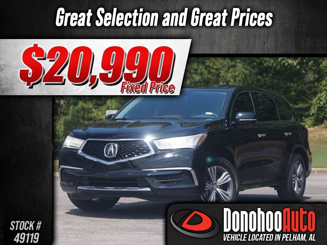 2019 Acura MDX Standard — SUV — 83,902 mi — Pelham, AL