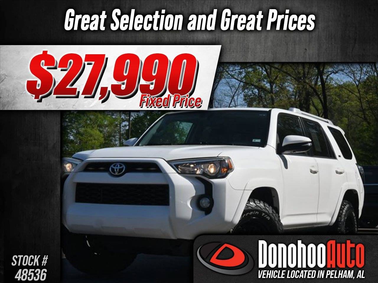 2017 Toyota 4Runner SR5 Premium — SUV — 93,973 mi — Pelham, AL