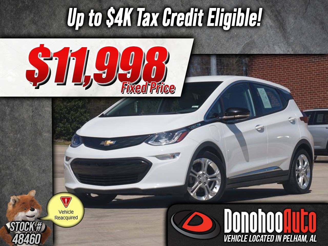 2018 Chevrolet Bolt EV LT — Hatchback — 26,431 mi — Pelham, AL