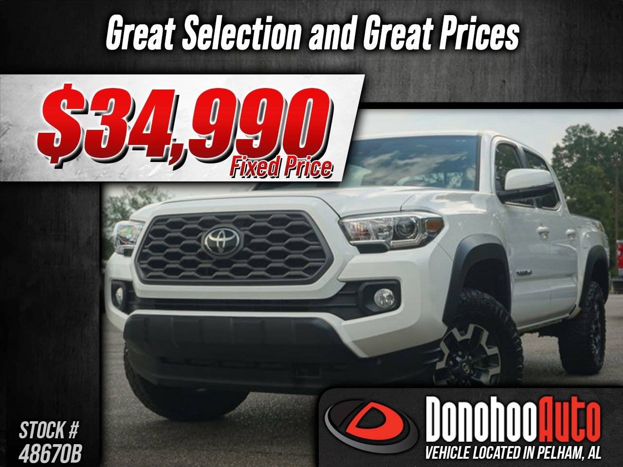 2021 Toyota Tacoma TRD Off Road — Pickup Truck — 57,397 mi — Pelham, AL