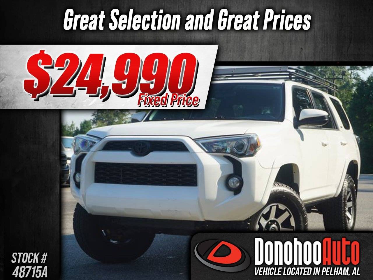2019 Toyota 4Runner SR5 — SUV — 127,326 mi — Pelham, AL