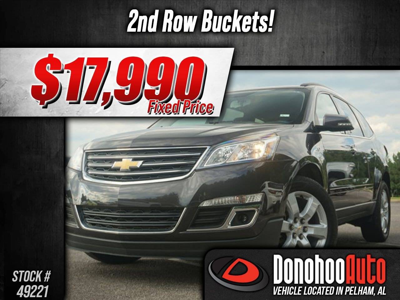 2016 Chevrolet Traverse LT — SUV — 60,968 mi — Pelham, AL