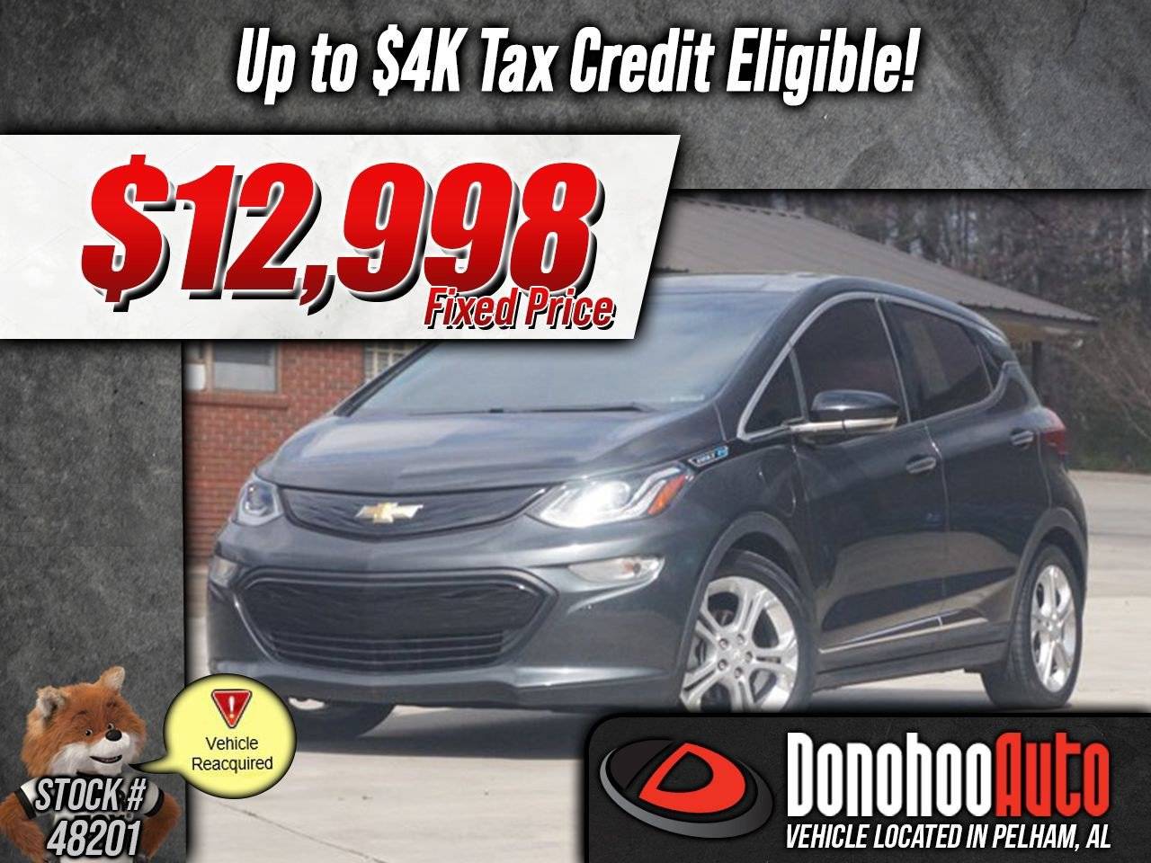 2020 Chevrolet Bolt EV LT — Hatchback — 22,821 mi — Pelham, AL
