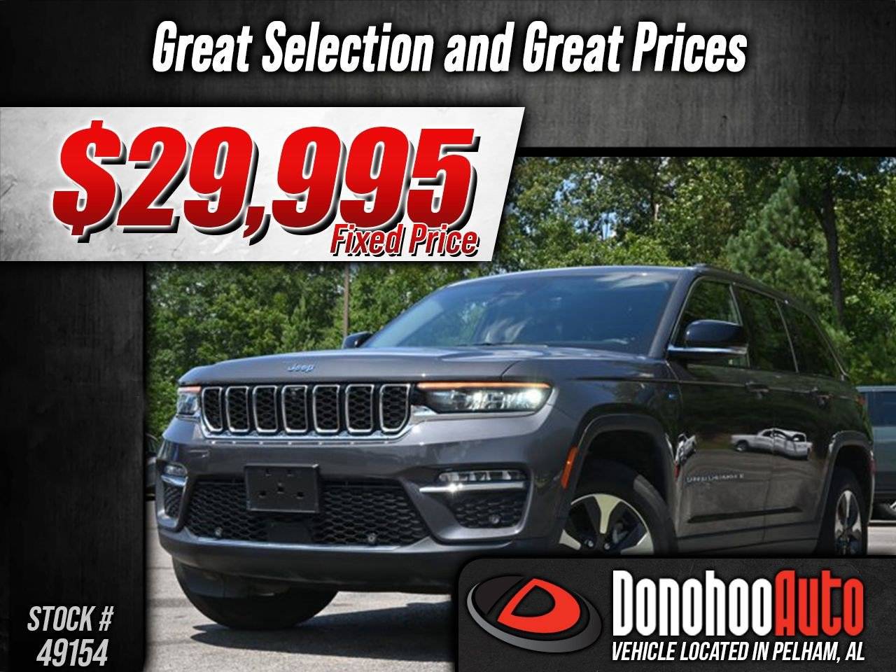 2023 Jeep Grand Cherokee 4xe — SUV — 31,736 mi — Pelham, AL