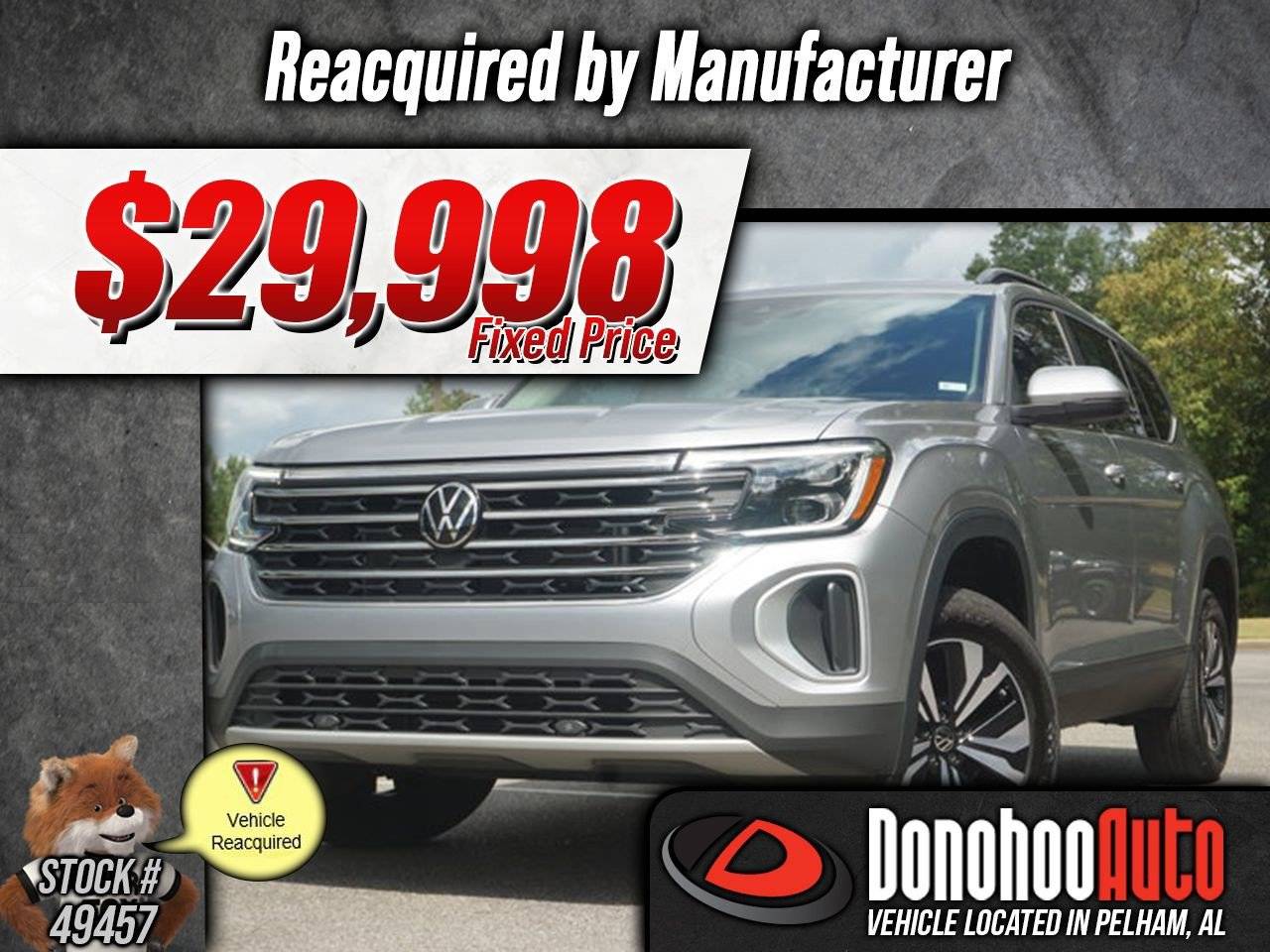 2024 Volkswagen Atlas SE — SUV — 10,712 mi — Pelham, AL