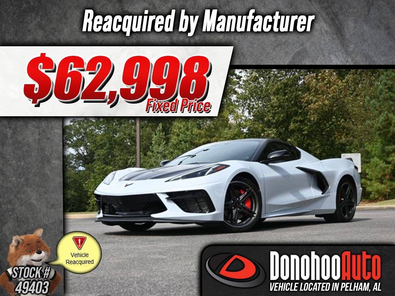 2024 Chevrolet Corvette 1LT — Coupe — 8,170 mi — Pelham, AL