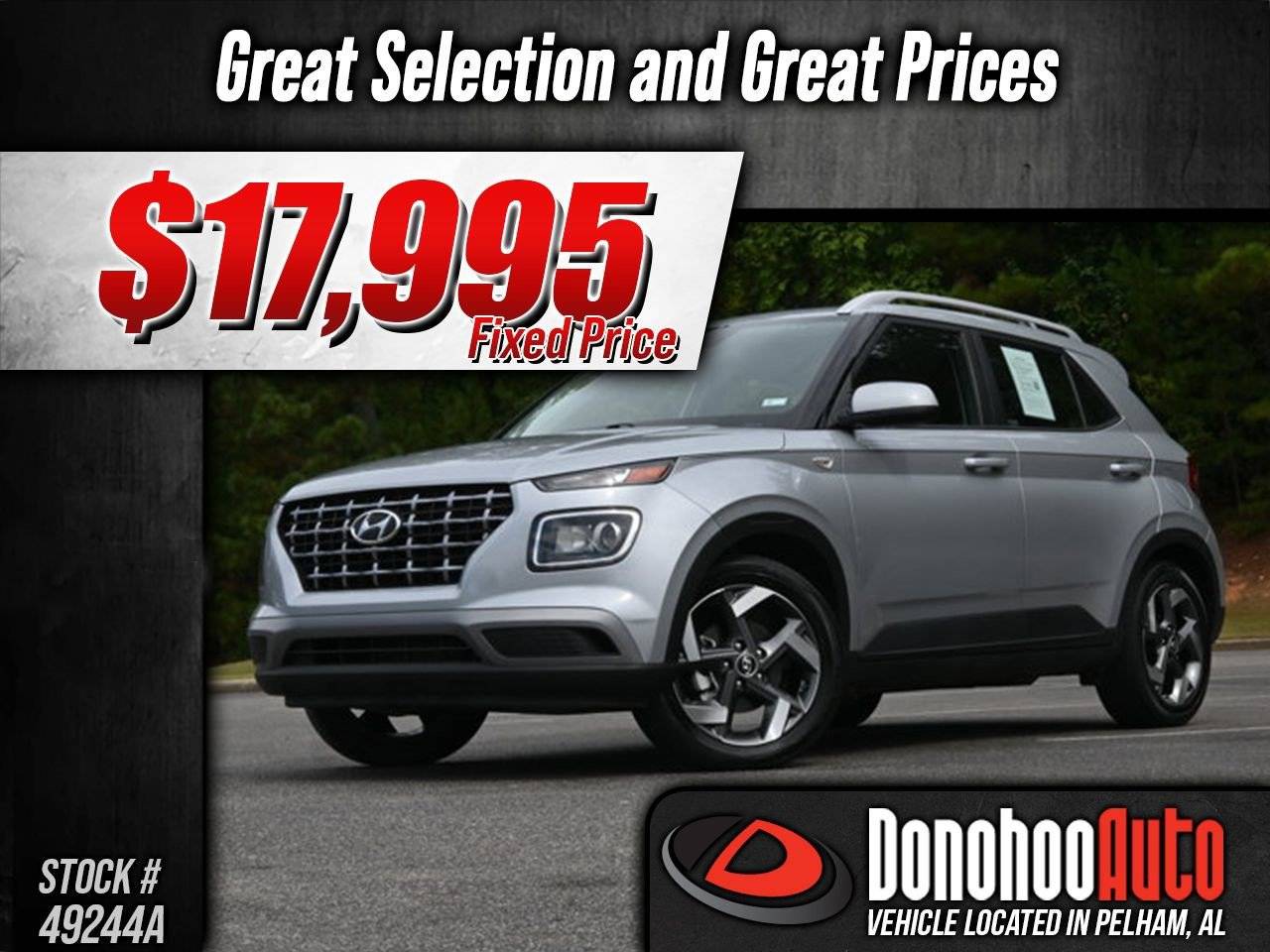 2023 Hyundai Venue SEL — SUV — 43,618 mi — Pelham, AL