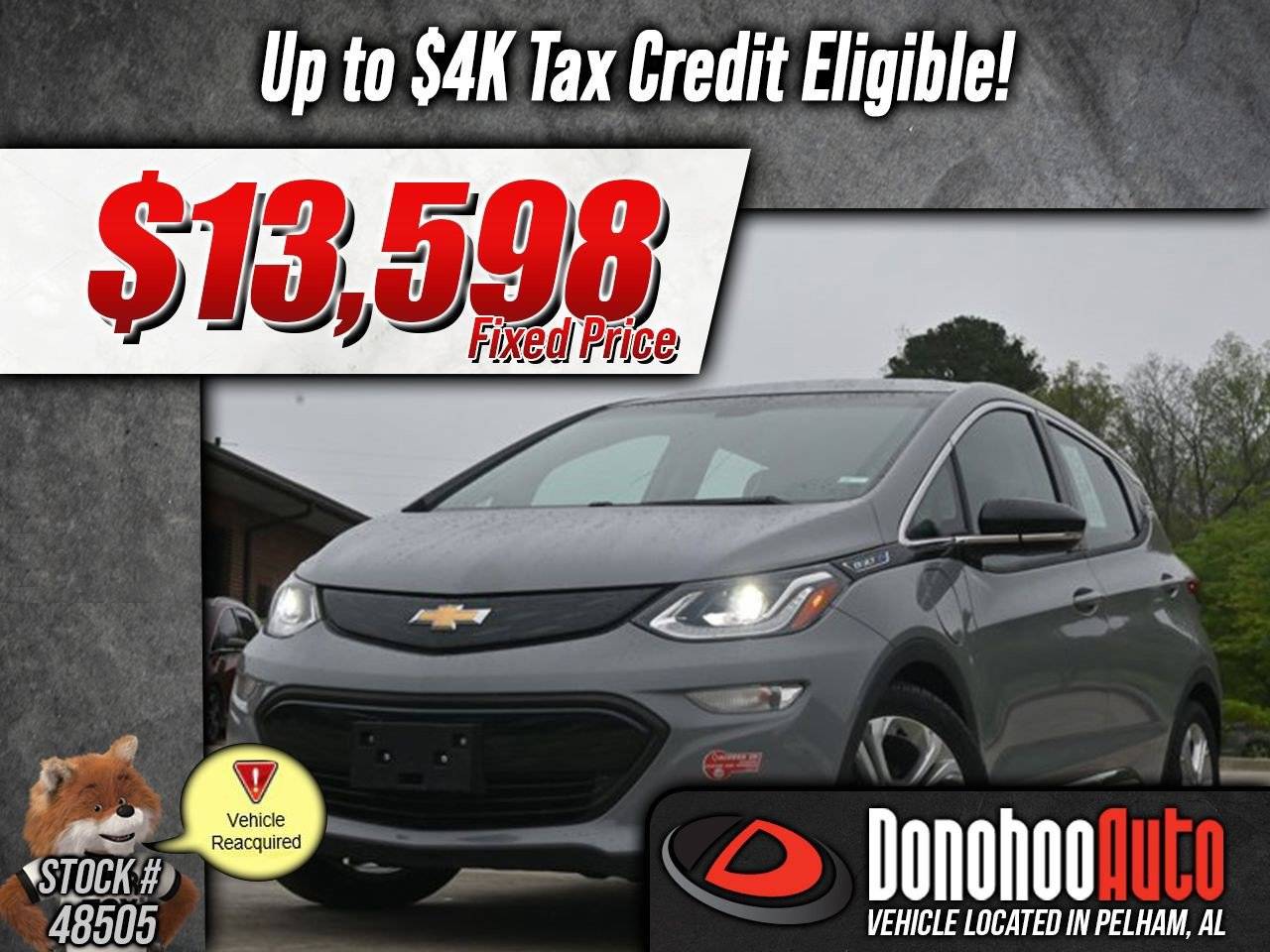 2019 Chevrolet Bolt EV LT — Hatchback — 28,834 mi — Pelham, AL